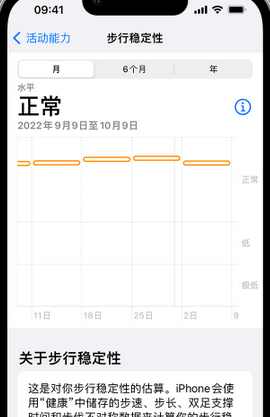 佛子山镇iPhone手机维修如何在iPhone开启'步行稳定性通知'