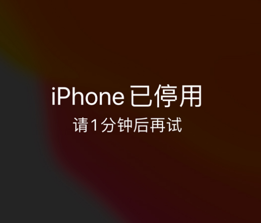 佛子山镇苹果手机维修分享:iPhone 显示“不可用”或“已停用”怎么办？还能保留数据吗？ 